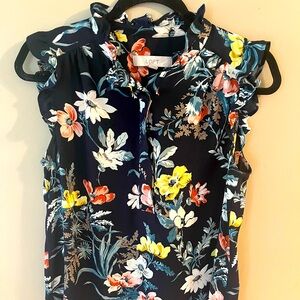 Loft- floral top size small